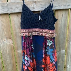 Desigual dress size 10 with bra straps adjustable